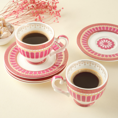 Roy King Queen 12 Parça 6 Kişilik Kahve Fincan Takımı 90 ml - 3