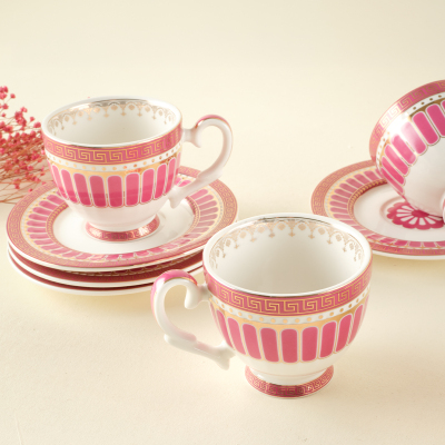 Roy King Queen 12 Parça 6 Kişilik Kahve Fincan Takımı 90 ml - 4