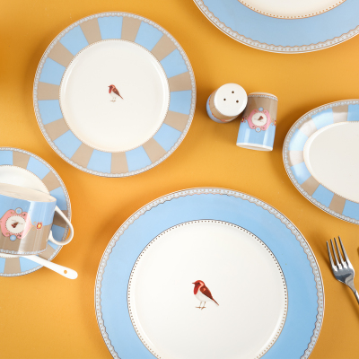 Roy King Qush Blue 48 Parça 6 Kişilik Kahvaltı Takımı - 2