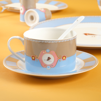 Roy King Qush Blue 48 Parça 6 Kişilik Kahvaltı Takımı - 4