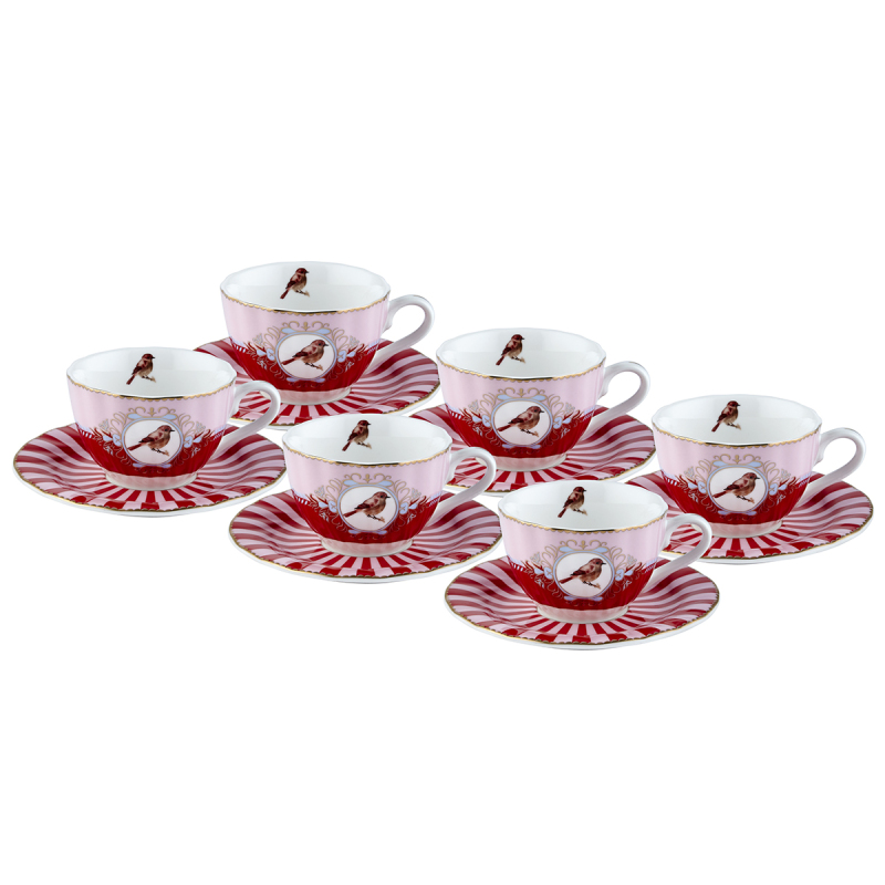 Roy King Vogel 12 Parça 6 Kişilik Kahve Fincan Takımı 90 ml - 1