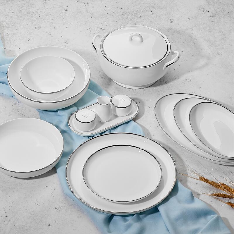 Aryıldız Royal Queen Çırağan 60 Parça 12 Kişilik Yemek Takımı - 1