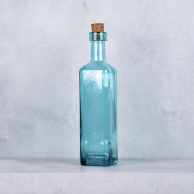 San Miguel Cuadrada Yağ Şişesi 400 Ml Mavi - SAN MIGUEL