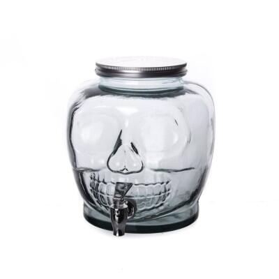 San Miguel Tarro Calavera Musluklu Metal Kapaklı Fıçı - SANMIGUEL