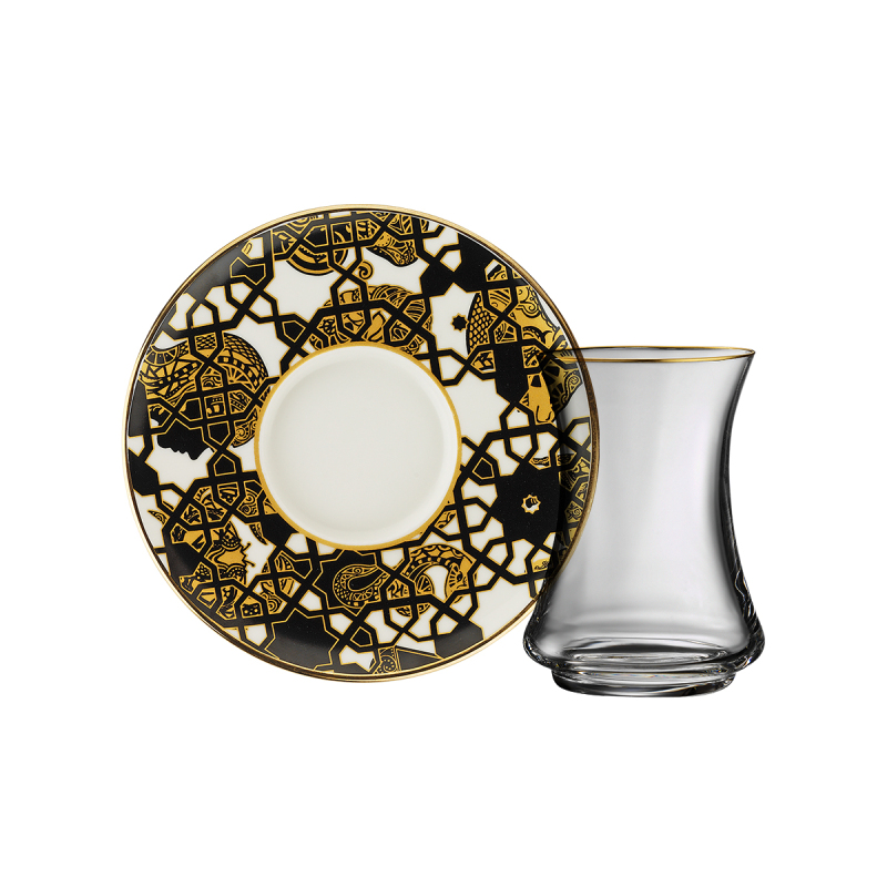 Sandro Moreno 1453 Burçlar 12 Parça 6 Kişilik Çay Seti 110 ml - 2