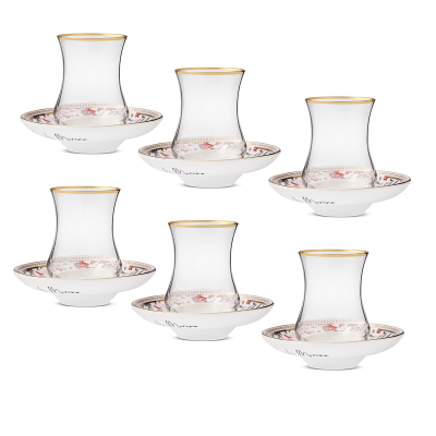 Sandro Moreno 1898 Mistik Gold 12 Parça 6 Kişilik Çay Seti 150 ml - 5