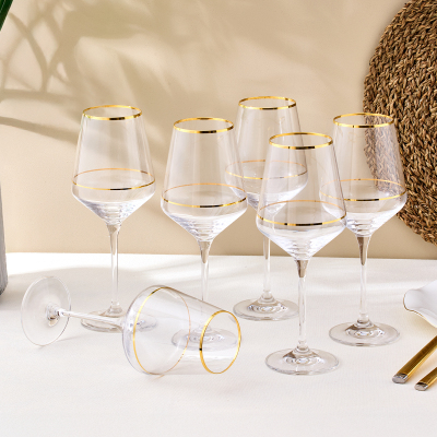 Sandro Moreno Dolce Vita 6'lı Kadeh Çift Gold 390 cc - 2