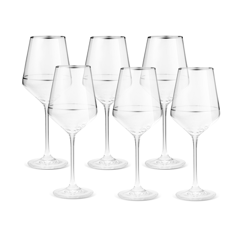 Sandro Moreno Dolce Vita 6'lı Kadeh Çift Platin 390 cc - 2