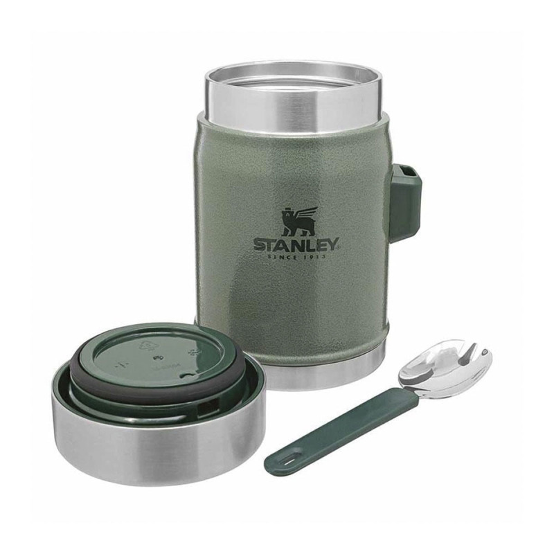 Stanley Clasicc Paslanmaz Çelik Yemek Termosu Kaşıklı 0,40 Litre Yeşil - 3