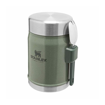 Stanley Clasicc Paslanmaz Çelik Yemek Termosu Kaşıklı 0,40 Litre Yeşil - STANLEY