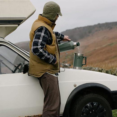 Stanley Klasik Paslanmaz Çelik Termos Yeşil 2,3 Litre - 5