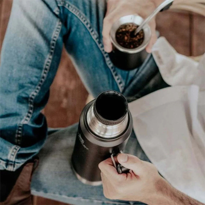 Stanley Legendary Camp Mat Siyah Çelik Termos 1 Litre - 3