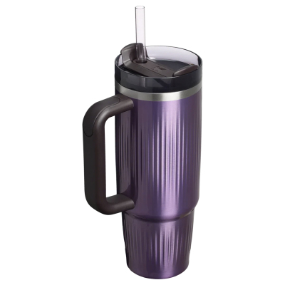 Stanley Quencher Fluted Pipetli Termos Bardak 0.89 Lt Mor - 2