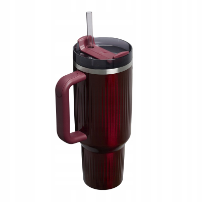 Stanley Quencher Fluted Pipetli Termos Bardak 1.18 Lt Bordo - 2
