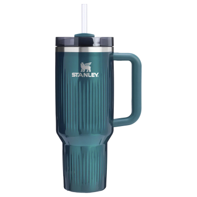 Stanley Quencher Fluted Pipetli Termos Bardak 1.18 Lt Turkuaz - 1