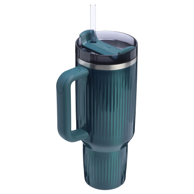 Stanley Quencher Fluted Pipetli Termos Bardak 1.18 Lt Turkuaz - 2