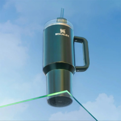 Stanley Quencher Pipetli Termos Bardak 1.18 Lt Metalik Yeşil - 4