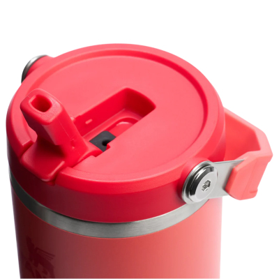 Stanley The IceFlow Flip Straw Pipetli Termos Bardak Mercan 0.89 L - 3