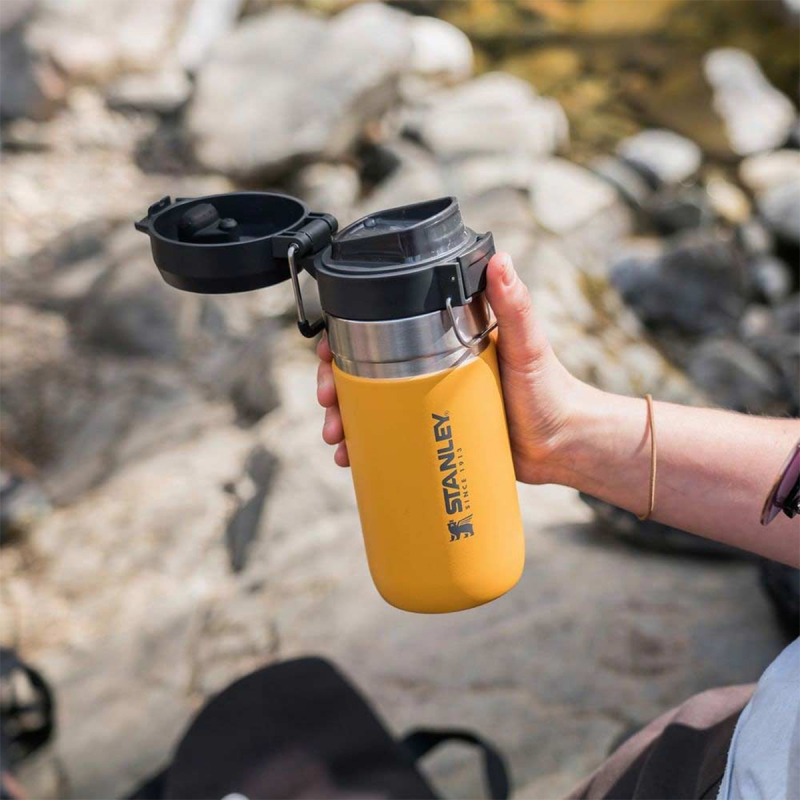 Stanley The Quick Flip Çelik Termos Safran 0.47 Litre - 6