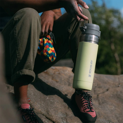 Stanley The Quick Flip Çelik Termos Yeşil 1.06 Litre - 4