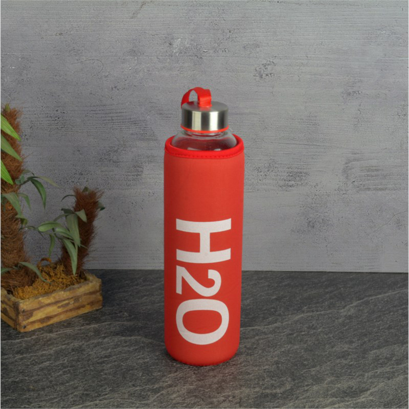 Tohana H2O 750 ml Cam Matara Kırmızı - 1