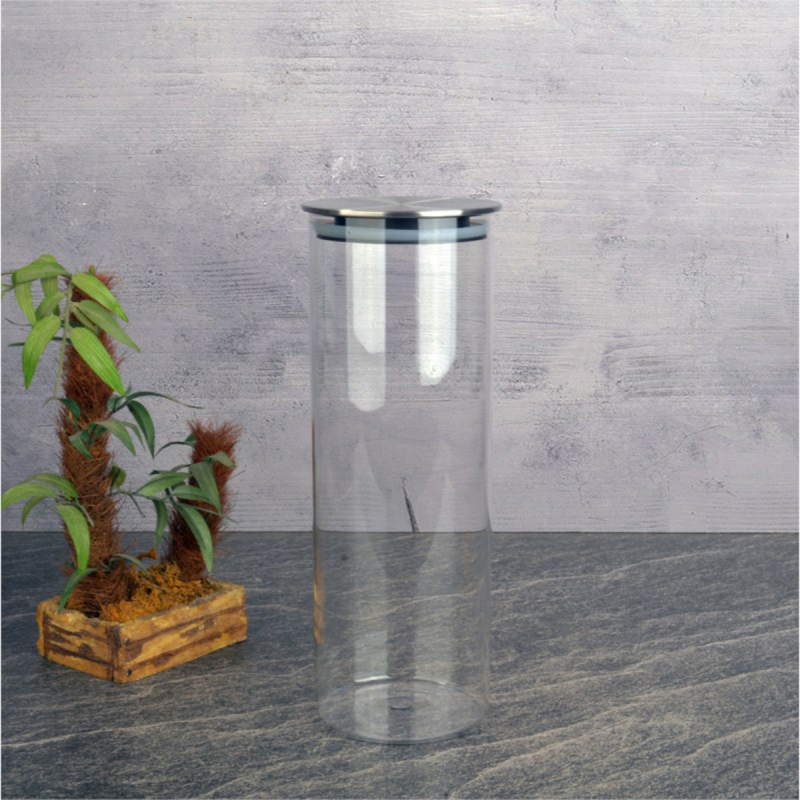 Tohana Metal Kapaklı Cam Kavanoz 1650 ml - 1