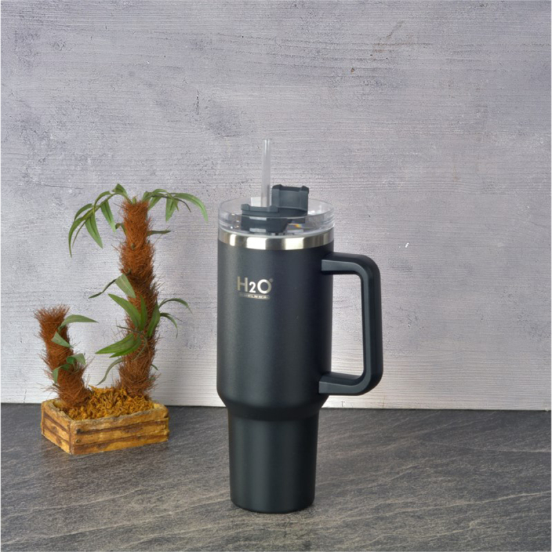 Tohana Termos Pipetli Maxi Kupa Siyah 1200 ml - 1