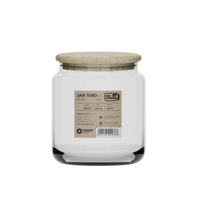 Trendglass Eko Kavanoz 35536 1080 Ml - TRENDGLASS