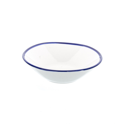 Tulu 16 Cm Organik Kase Mavi Fileli - TULU PORSELEN