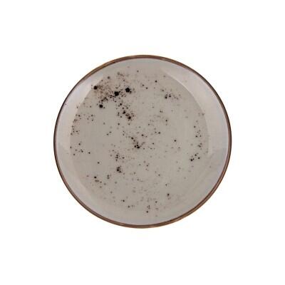 Tulu 17 Cm Klasik Düz Porselen Tabak Reactiv Krem - TULU