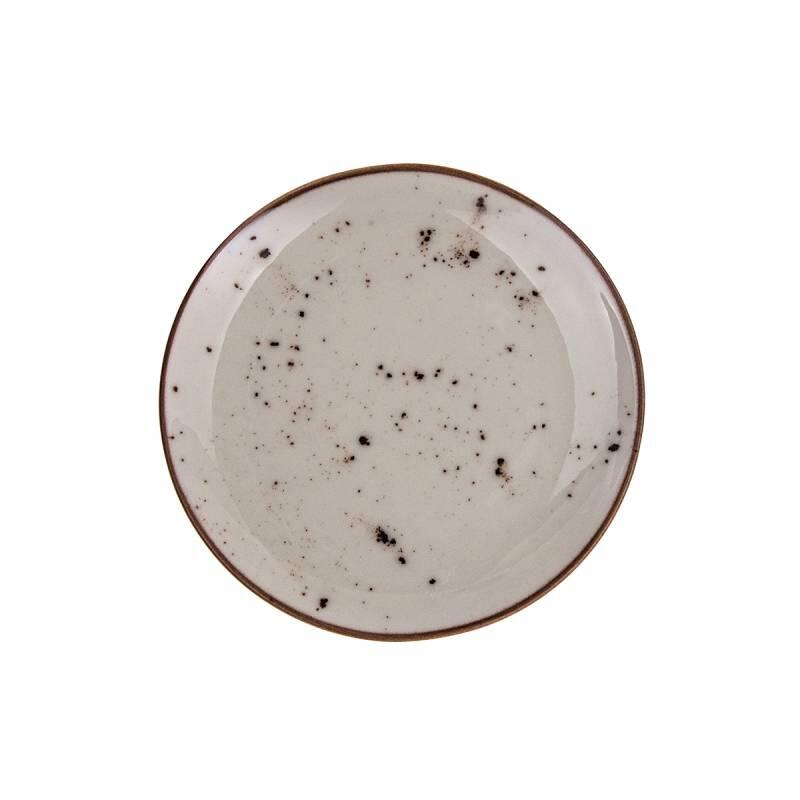 Tulu 19 Cm Klasik Düz Tabak Reactive Krem - 1