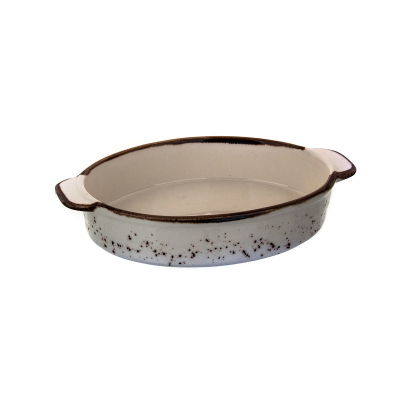 Tulu 21 Cm Oval Fırın Kabı Reactiv Krem 46 - TULU PORSELEN