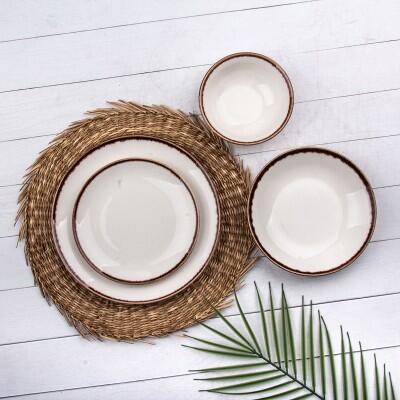 Tulu 24 Parça Yemek Seti Akıtma File - TULU