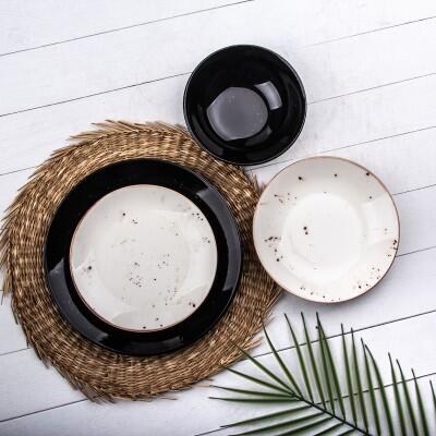 Tulu 24 Parça Yemek Seti Deniz Kombin Antik - TULU