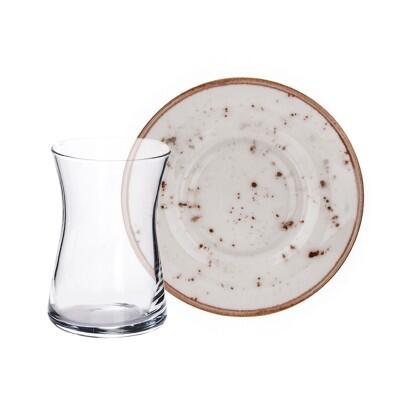 Tulu Beyza 12 Parça Çay Seti Reactive 46 - TULU