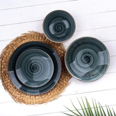 Tulu Deniz 24 Parça Yemek Seti R96 - TULU