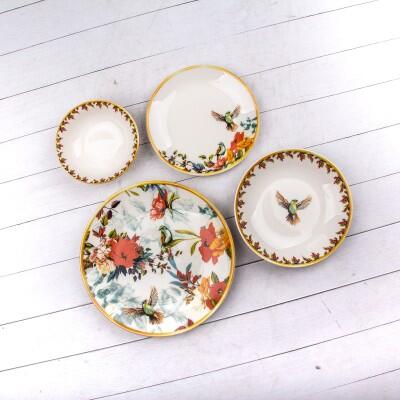 Tulu Graz 24 Parça Yemek Seti Deniz Form - TULU