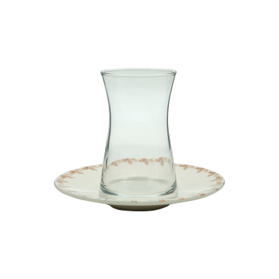 Tulu Heybeli 6 Kişilik 12 Parça Çay Seti 160 ml - 2