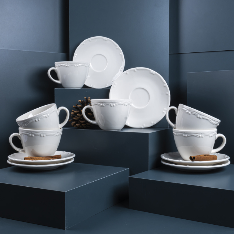 Tulu Luna 6 Kişilik Çay Fincan Takımı 210 ml - 2