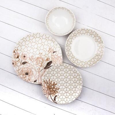 Tulu Organik Yemek Takımı 24 Parça Db1155 - TULU