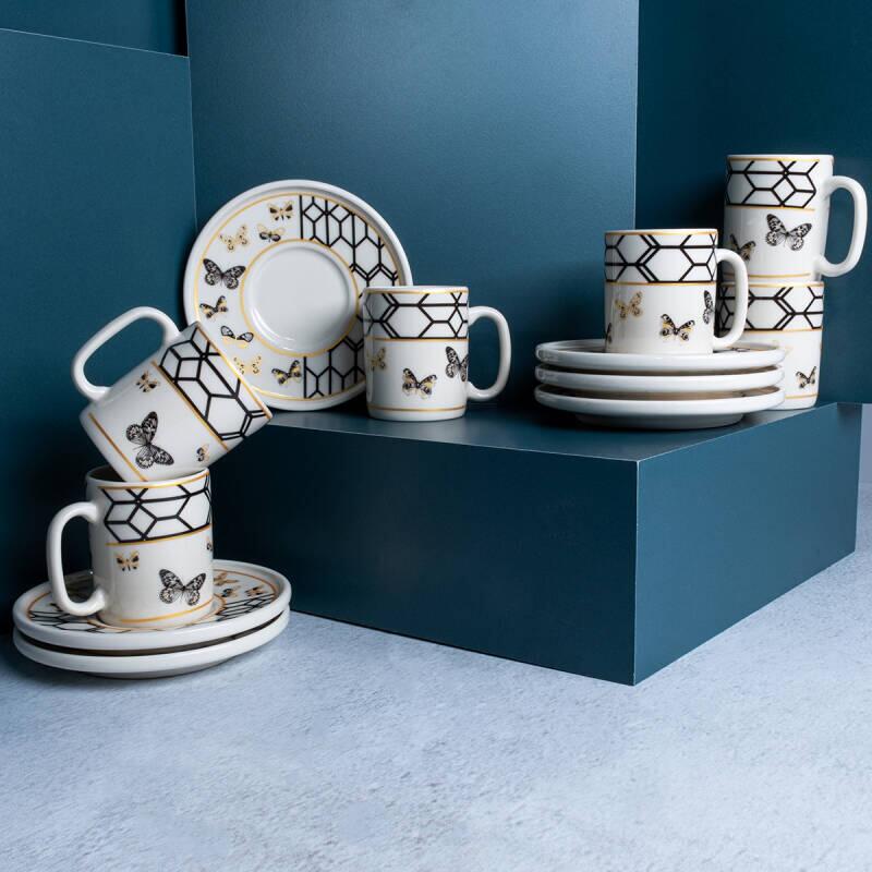 Tulu Semazen 6 Kişilik Kahve Fincan Takımı 100 ml - 1