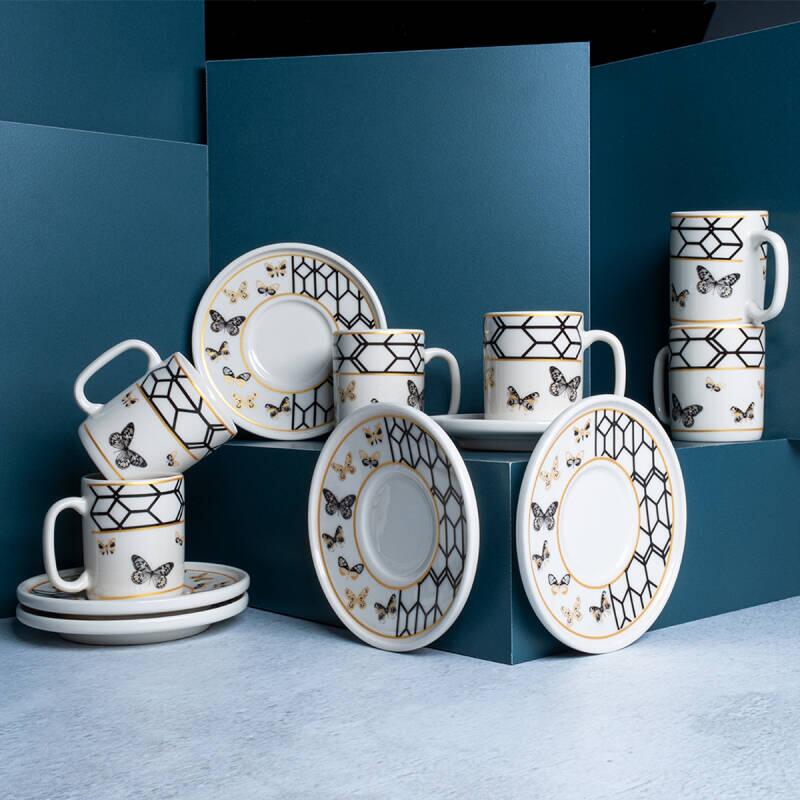 Tulu Semazen 6 Kişilik Kahve Fincan Takımı 100 ml - 2