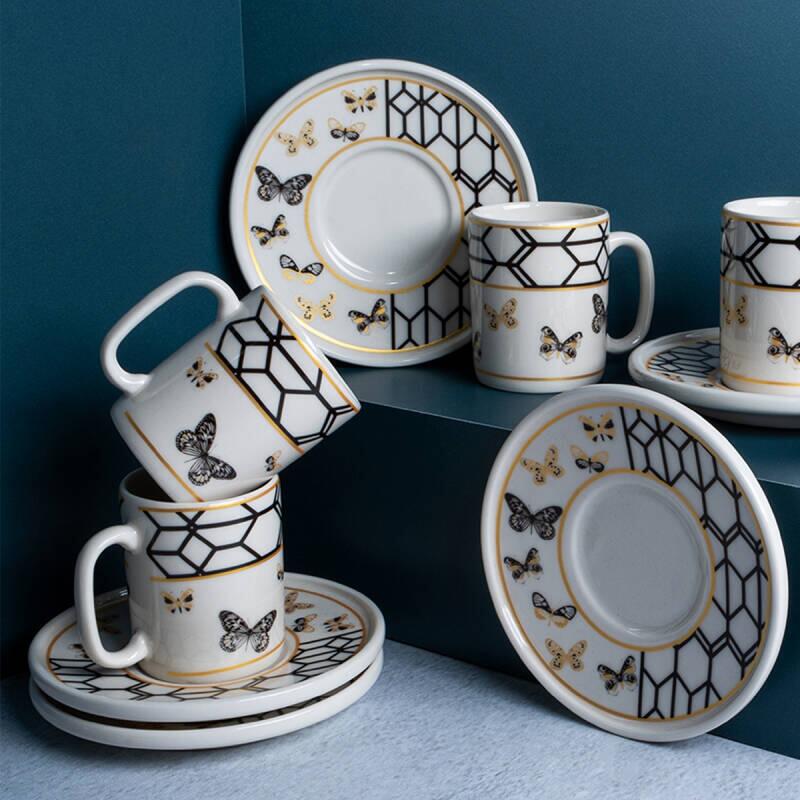 Tulu Semazen 6 Kişilik Kahve Fincan Takımı 100 ml - 3