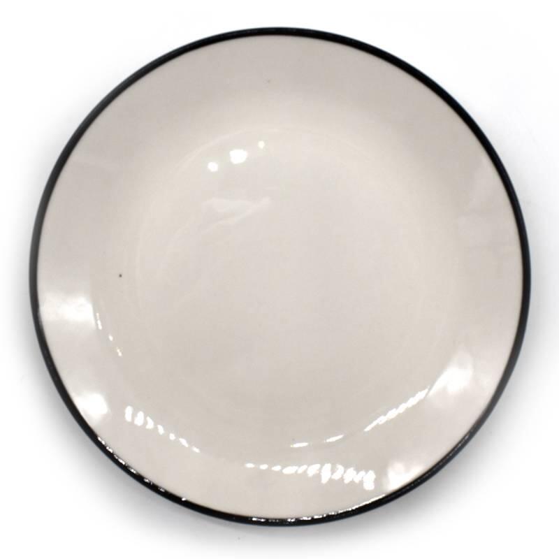 Tulu Siyah File Transparan 26 Cm Servis Tabağı 6 Parça - 1