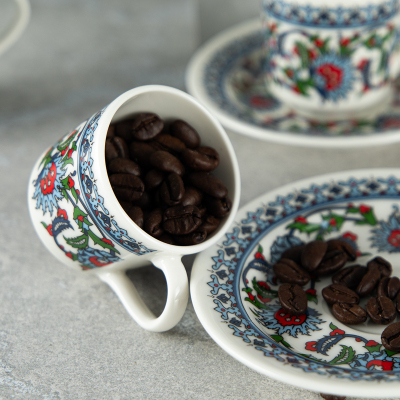 Tulu Topkapı Semazen 12 Parça 6 Kişilik Kahve Fincan Takımı 70 ml - 2
