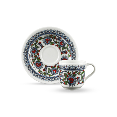 Tulu Topkapı Semazen 12 Parça 6 Kişilik Kahve Fincan Takımı 70 ml - 5