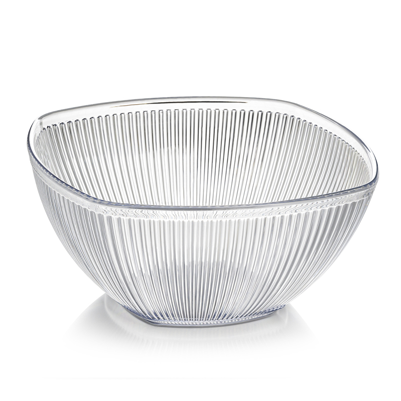 Ultraform Barok Kare Salata Kasesi Orta Şeffaf - 1