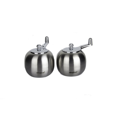 Ultraform Metal Karabiber ve Tuzluk Değirmen Seti 9 Cm - ULTRAFORM