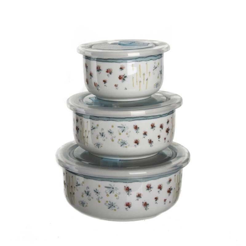 Ultraform Porselen Saklama Kabı Seti 3Lü - 1