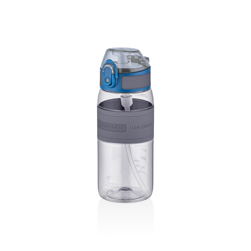 Uzspace Tritan Pipetli Matara Gri 440 ml - 1